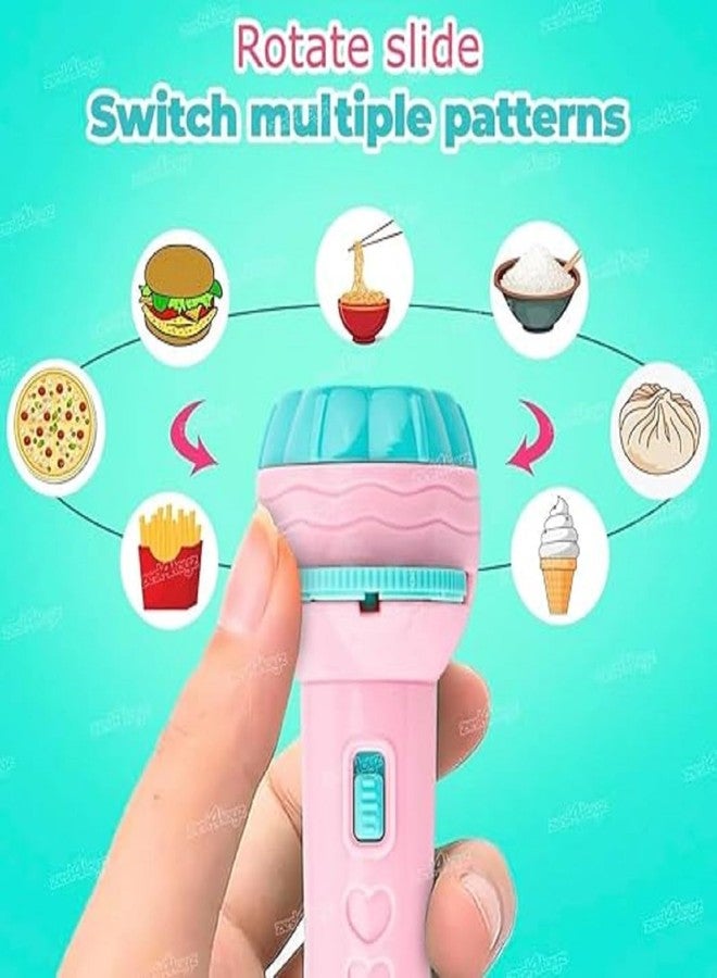 Braintastic مصباح يدوي مزود بجهاز عرض Braintastic مع 24 صورة مختلفة و3 أقراص عرض، ضوء تعليمي ممتع قبل النوم للأطفال، (PO16) - Image 2